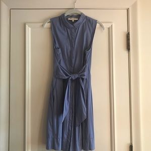 Anthropologie periwinkle vintage looking dress